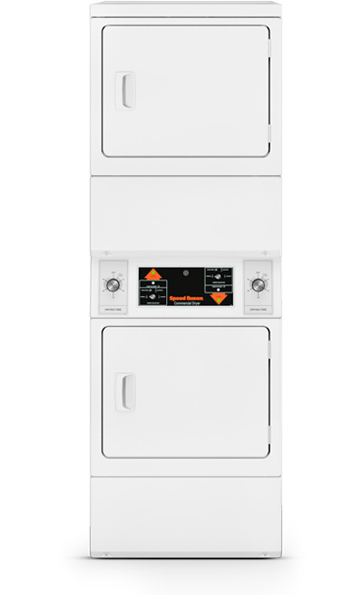 stacked dryer with emech controls