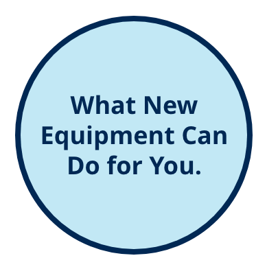 What New Equip Circle What can new equipment do for you